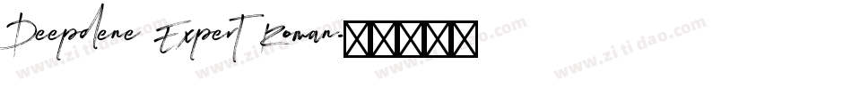 Deepdene Expert Roman字体转换